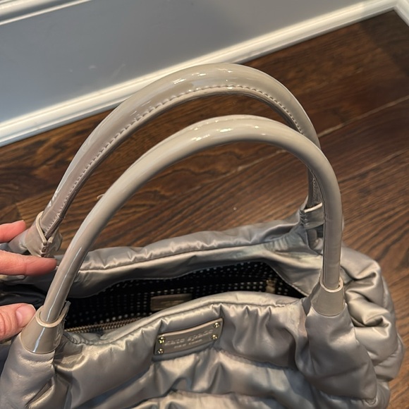 Kate Spade Puffy Taupe nylon purse - Picture 6 of 7